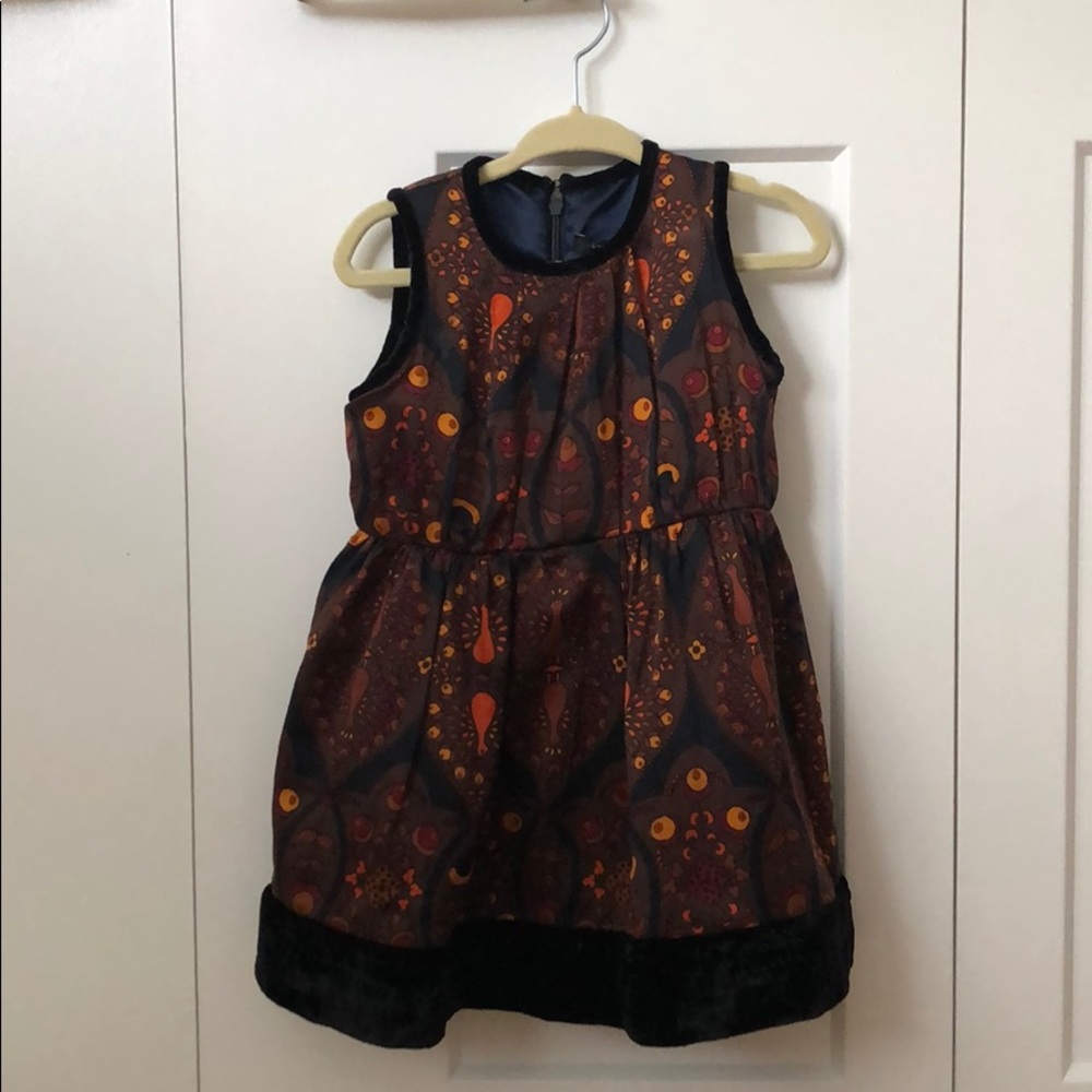 Little Marc Jacobs silk and suede dress